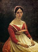 Jean Baptiste Camille  Corot Madame Legois oil painting artist